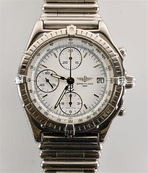 breitling 1884 chronograph mens wrist watch|Breitling 1884 watch for sale.